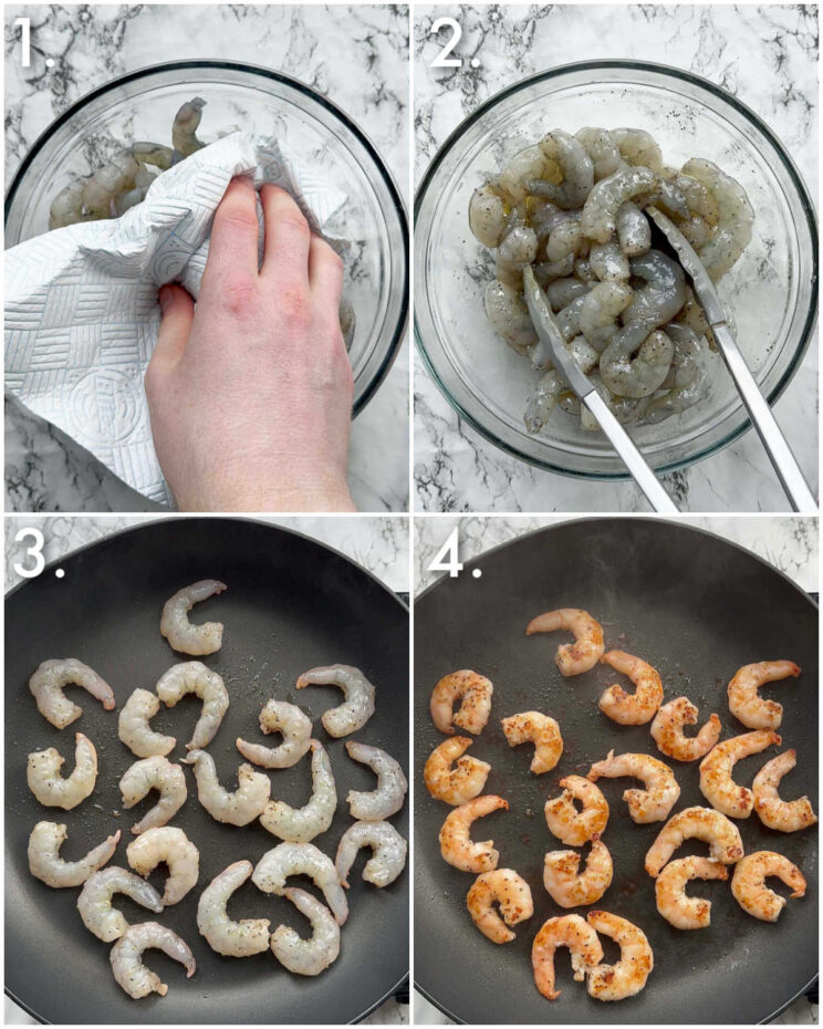 how to cook prawns 4 step by step photos showing how to cook prawns
