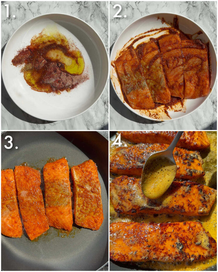 how to make chipotle salmon 4 step by step photos showing how to make chipotle salmon