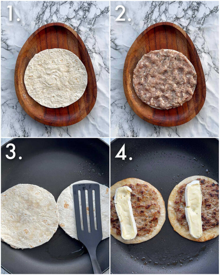 how to make smash tacos 4 step by step photos showing how to make smash tacos
